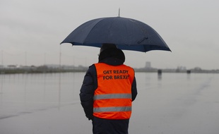 Photo prise près de Rotterdam aux Pays-Bas, le 21 décembre 2020.