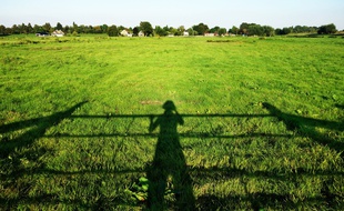 Illustration d'une personne seule dans la campagne. Un Français sur dix vit dans un isolement objectif.