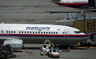 Un avion de la Malaysia Airlines à Kuala Lumpur le 19 juillet 2014