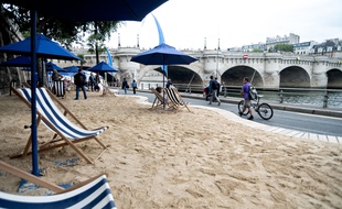 L'opération Paris Plages a débuté le 20 juillet 2015.
