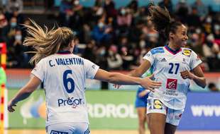 Les Bleues du hand ont battu la Slovénie lors de leur deuxième match du Mondial, le 5 décembre 2021 en Espagne.