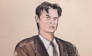 Un dessin représentant Ross William Ulbricht, le fondateur de Silk road