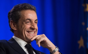 Nicolas Sarkozy lors d'un meeting à Asnières-sur-Seine, le 24 mars 2015.