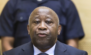 L'ancien président de la Côte d'Ivoire, Laurent Gbagbo, le 19 février 2013, lors d'une audience préliminaire devant la Cour pénale internationale.