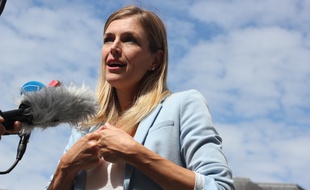 Carole Gandon, candidate La République en marche aux élections municipales à Rennes, ici le 8 juin 2020.