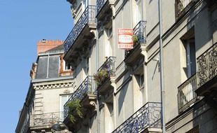 Appartement à vendre à Nantes en octobre 2011.
