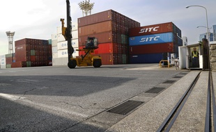 Les corps ont été découverts dans un container de ce type.