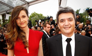 Céline Bosquet et Thomas Langmann au Festival de Cannes le 14 mai 2015.