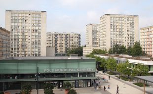 La dalle Kennedy dans le quartier de Villejean à Rennes.
