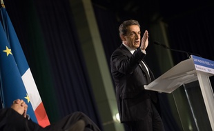 Nicolas Sarkozy, en meeting à Saint-Maur-des-fosses,le 09/03/2015.
Credit:WITT/SIPA/1503092241