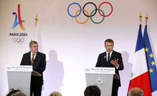 Thomas Bach et Emmanuel Macron