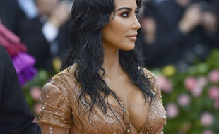 Kim Kardashian à New York.