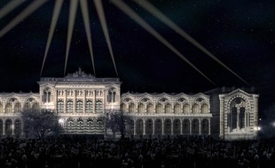 Sur le Palais universitaire,