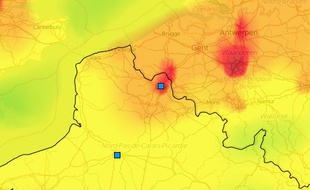 Nappe de pollution aux particules dans le Nord de la France