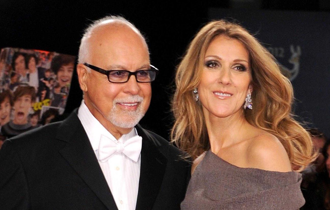 René Angélil et Céline Dion, le 22 novembre 2012.