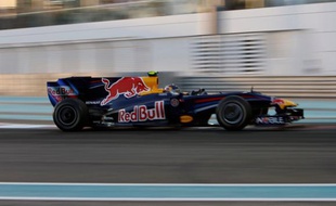 Sebastian Vettel lors du Grand Prix d'Abou Dhabi en novembre 2009.