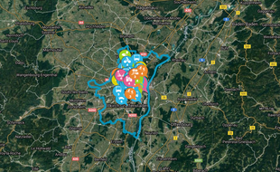 Debatomap est un outil participatif mis en place par le cabinet d’urbanistes Repérage urbain pour les municipales à Strasbourg.