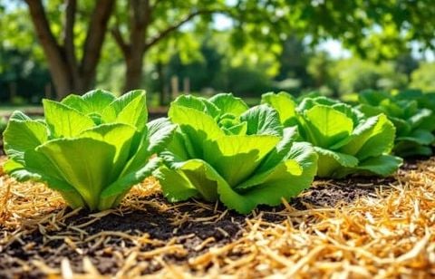 Comment garder des laitues tendres tout l’été : semis malin à l’ombre et paillage pour une récolte réussie même en plein soleil