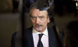 Frédéric Thiriez à la sortie d'une entrevue avec le président François Hollande, le 31 octobre 2013.