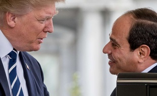 Le dirigeant égyptien Abdel Fattah al-Sissi lors de sa rencontre avec Donald Trum le 3 avril 2017.