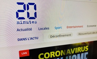 Illustration de la page du site du média 20minutes.fr, le 5 mai 2020