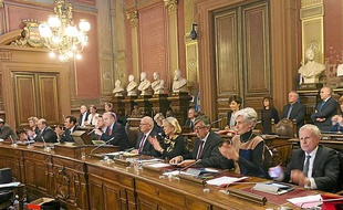 Le conseil municipal de Bordeaux, le 24 février 2014