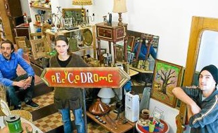A la boutique du Recyclodrome.