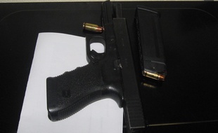 La police de Colombus (Ohio) a publié sur sa page Facebook une photo de l'arme saisie.