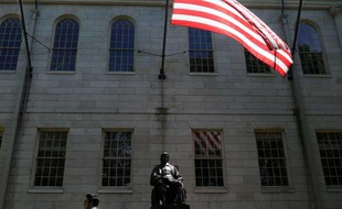 Campus de l'université d'Harvard, aux Etats-Unis, le 10 mai 2010.