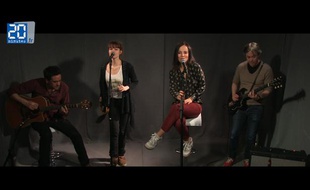 Alizée en live à la rédaction