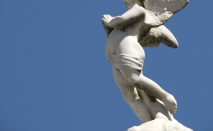 Illustration d'une statue d'ange