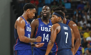 Les basketteurs américains ont tranquillement dominé la Chine aux JO le 6 août 2016.