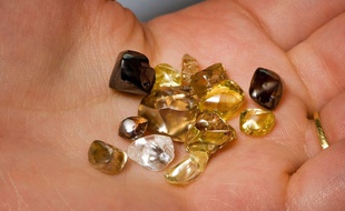 Des diamants. Illustration.