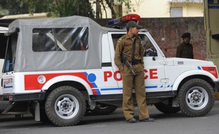 Un policier à New Delhi, en 2012