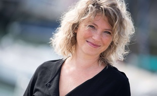 Cecile Bois au festival international de la fiction télé de La Rochelle, en 2017.