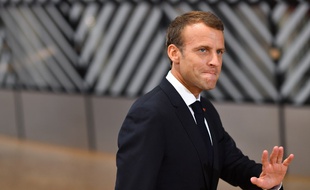 Emmanuel Macron, le 28 juin 2018 en Belgique.