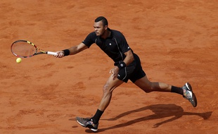Jo Wilfried Tsonga, le 02 juin 2015 à Roland Garros