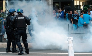 Des échauffourées avaient éclaté entre les forces de l'ordre et des supporters marseillais, en octobre 2017 aux abords du Vélodrome.