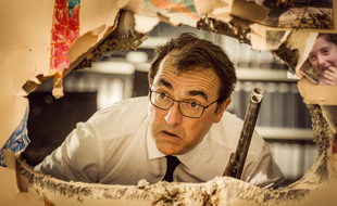 Albert Dupontel dans son film «Adieu les cons»