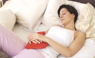 Illustration des menstruations féminines.