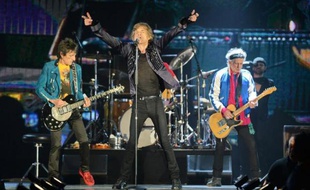 Les Rolling Stones en concert à Singapour, le 15 mars 20104
