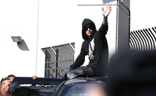 Justin Bieber, à Miami, le 23 janvier 2014.