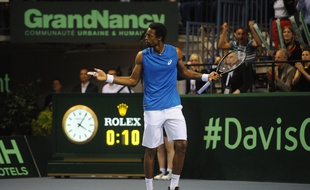 Gaël Monfils, le 6 avril 2014 à Nancy.