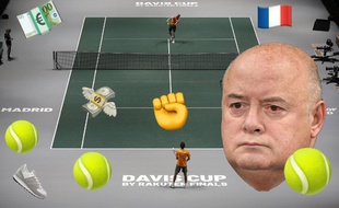 Montage 20 Minutes/SIPA/Snapchat de Bernard Giudicelli, président de la FFT
