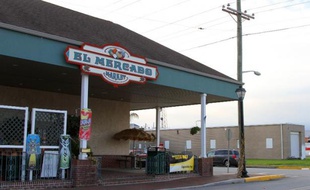 Le supermarché "El Mercado" où les immigrés hispaniques font leurs courses, le 27 octobre 2014 à Georgetown, dans l'Etat du Delaware