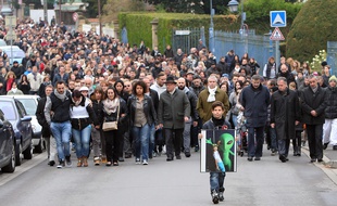 Marche en hommage à Luca, le 18 octobre 2015 à Jœuf (54)