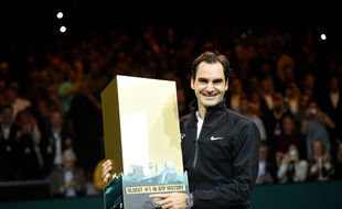 Roger Federer, de retour au sommet de l'ATP, à plus de 35 ans.