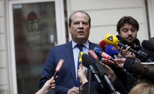Le premier secrétaire du PS Jean-Christophe Cambadélis à Paris le 30 mars 2015