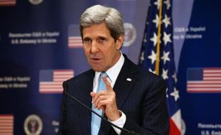 Le secrétaire d'Etat John Kerry le 4 mars 204 à Kiev