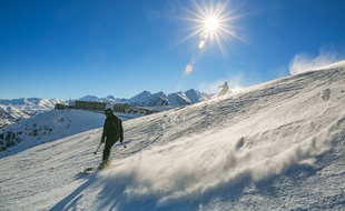 Illustration de la neige dans les Pyrénées.